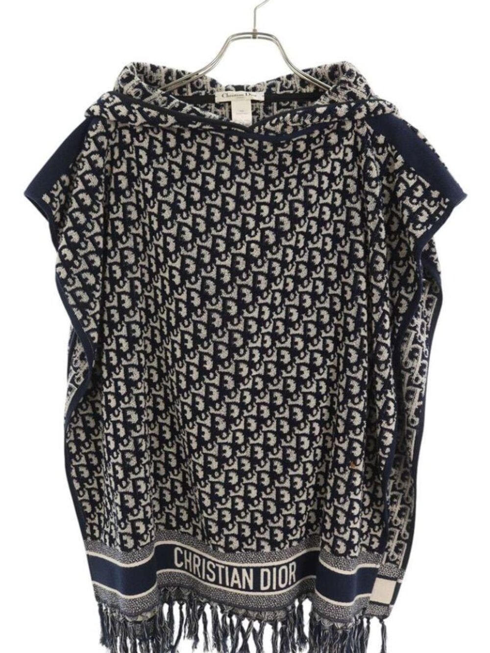 Dior Oblique All Over Print Hooded Poncho
